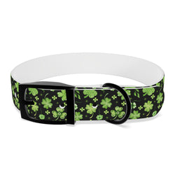 Dog Collar - St Patrick's Day Clover Design