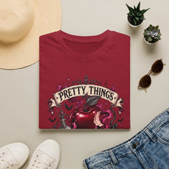 ‘Pretty Things Can Be Poison' Gothic Apple Graphic Tee- Poison Apple