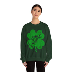 St. Patrick's Day Unisex Crewneck- Irish Heartbeat