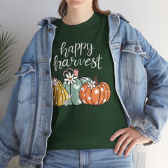Happy Fall Essential Tee with Pumpkins