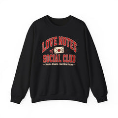 Love Notes Social Club Sweatshirt — Retro Valentine Crewneck