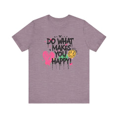 Do What Makes You Happy Tee | Unisex Jersey Short Sleeve Shirt, Positive Vibes Shirt, Gift for Friends, Uplifting Apparel, Casual [...]