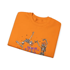 Yee Haw Skeletons Sweatshirt - Cozy Unisex Crewneck for Halloween, Fall Fashion, Casual Outfits, Gift for Cowpoke Enthusiasts, Western Style