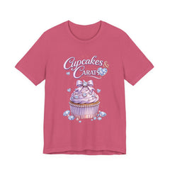 Cupcakes & Carats Tee — Cute Pastel Cupcake Graphic T-Shirt