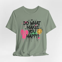Do What Makes You Happy Tee | Unisex Jersey Short Sleeve Shirt, Positive Vibes Shirt, Gift for Friends, Uplifting Apparel, Casual [...]