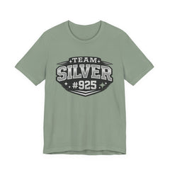 Team Silver #925 T‑Shirt — Vintage Sports Shield Tee - BP Jewelry