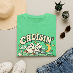 Cruisin' With My Boos T-Shirt — Cute Retro Ghosts Driving Graphic Halloween BP