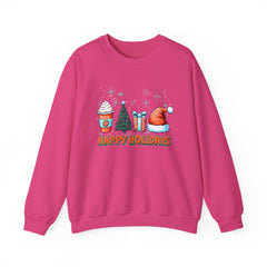 Christmas Coffee Santa Hat Sweatshirt