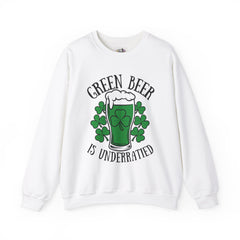 Green Beer Is Underrated Crewneck Sweatshirt - Unisex St. Patrick's Day Apparel