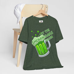 Funny St. Patrick's Day Unisex Tee - “Let the Shenanigans Begin"