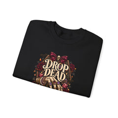 “Drop Dead Gorgeous” Gothic Hand Illustration w/rings- Jewelry Reveals