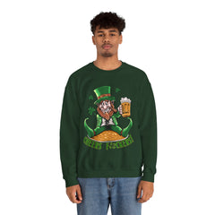 St. Patrick's Day Unisex Crewneck- Cheers Leprechaun