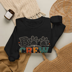 Dog Crew Sweatshirt – "B Crew" Paw Print Graphic Crewneck