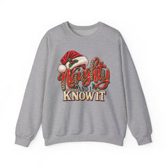 Naughty and Know It Christmas Crewneck Sweatshirt