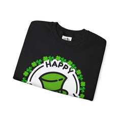 Happy St. Patrick's Day Unisex Crewneck- Leprechaun Hat