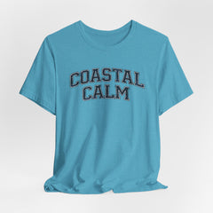 Coastal Calm Tee — Relaxed Beach Vibes Short Sleeve Shirt