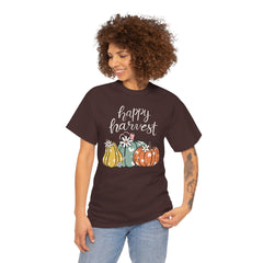 Happy Fall Essential Tee with Pumpkins