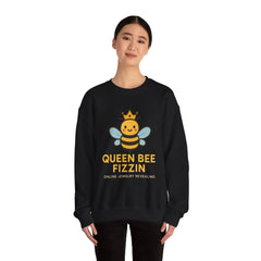 Queen Bee Fizzin'  -Unisex Crewneck Sweatshirt - Cute Casual Fashion