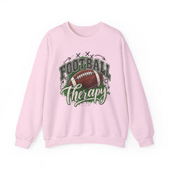 Football Therapy Sweatshirt — Vintage Football Graphic Crewneck