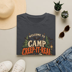 Camp Creep-It-Real T-Shirt — Welcome to Camp Halloween Graphic Tee- BP