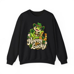 Hoppy Go Lucky Frog St. Patrick’s  Day Sweatshirt