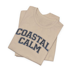 Coastal Calm Tee — Relaxed Beach Vibes Short Sleeve Shirt