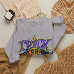 Halloween 'Trick or Treat' Crewneck Sweatshirt — Retro Candy Graphic