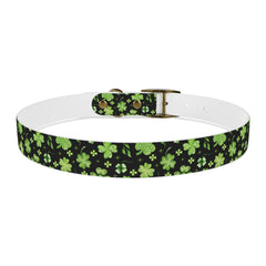 Dog Collar - St Patrick's Day Clover Design