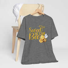 Sweet As Can Bee - Unisex Jersey Tee - Cute Bee Graphic T-Shirt