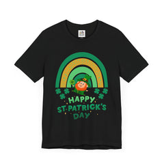 St. Patrick's Day Rainbow LeprechaunTee - Unisex Short Sleeve Shirt