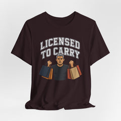 Funny Marriage License Unisex Te, License to carry