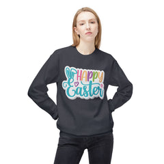 Happy Easter Unisex Midweight Softstyle Fleece Crewneck Sweatshirt