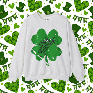 St. Patrick's Day Unisex Crewneck- Irish Heartbeat