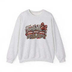 Football Mom Crewneck Sweatshirt — Leopard & Bow Team Spirit