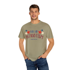 Full of Patriotism and Beer T-shirt - Military Branches, Right to Bear Arms, American Flag