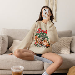"Surviving Christmas One Cookie at a Time" Cozy Holiday Christmas Crewneck