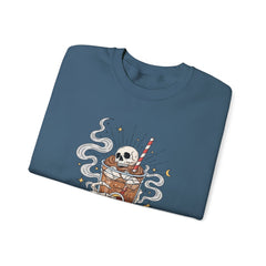 Sassy Coffee Sweatshirt - Cozy Unisex Crewneck, Halloween Fashion, Gift for Coffee Lovers, Fall Apparel, Cute Casual Style