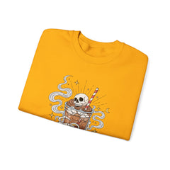 Sassy Coffee Sweatshirt - Cozy Unisex Crewneck, Halloween Fashion, Gift for Coffee Lovers, Fall Apparel, Cute Casual Style