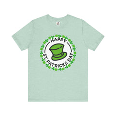 Happy St. Patrick's Day Unisex Tee - Leprechaun Hat