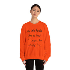 Funny Unisex Sweatshirt - I forgot to study