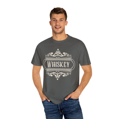 WHISKEY - Victorian label - T-shirt - Military Branches, Right to Bear Arms, American Flag