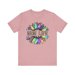 Sunflower Leopard Mom Tee