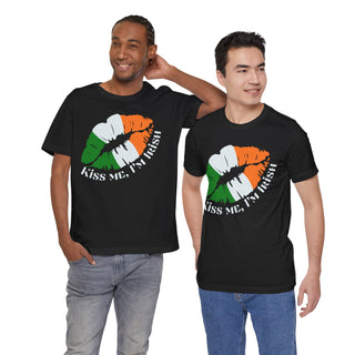 St. Patrick's Day Unisex Tee - “Kiss me, I’m Irish “