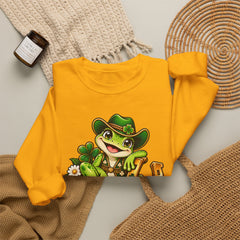 Hoppy Go Lucky Frog St. Patrick’s  Day Sweatshirt