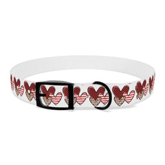 Dog Collar- Rustic Hearts