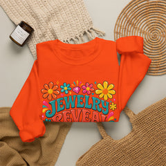 Jewelry Reveal Junkie Sweatshirt by Gildan, Cozy Unisex Crewneck, Gift for Jewelry Lovers