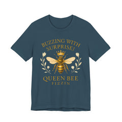 Buzzing With Surprise Tee, Funny Bee Shirt by Bella Canvas, Queen Bee Fizzin