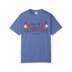 Full of Patriotism and Beer T-shirt - Military Branches, Right to Bear Arms, American Flag