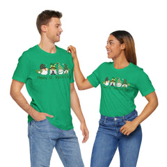 St. Patrick's Day Gnoming Around Unisex Tee