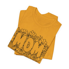 Pen & Ink Floral Mom T-Shirt - Perfect Gift for Mother's Day or New Mom